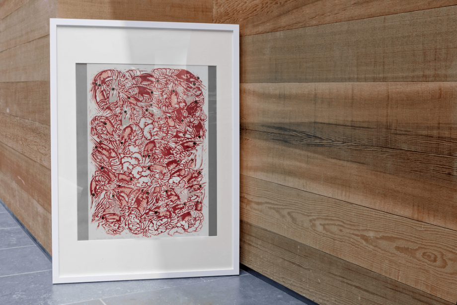 Atelier Hlavina: Ružové chute-krevety – Hieroným Balko – interiér