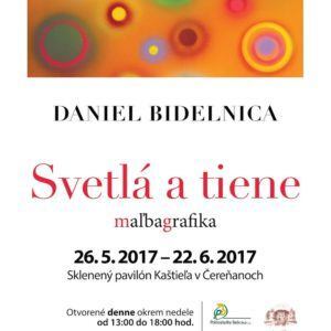 Vernisáž výstavy: Svetlá a tiene, Daniel Bidelnica