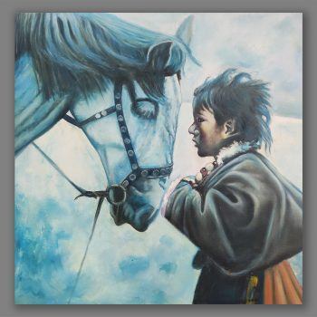 Atelier Hlavina: Vladimír Kováč - Chlapec s koňom