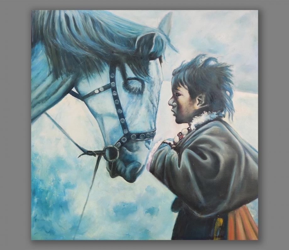 Atelier Hlavina: Vladimír Kováč – Chlapec s koňom