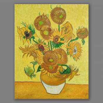 Atelier Hlavina: Vladimír Kováč - Sunflowers, Arles 1889