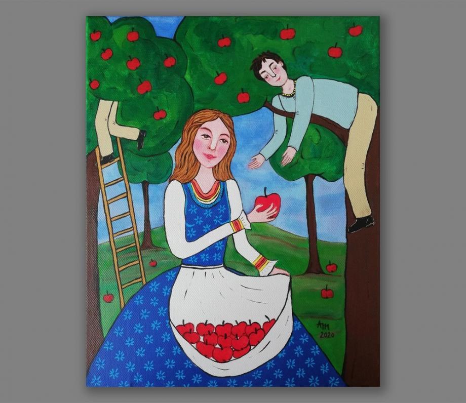 Atelier Hlavina: Adžana Modlitbová – Apple harvest