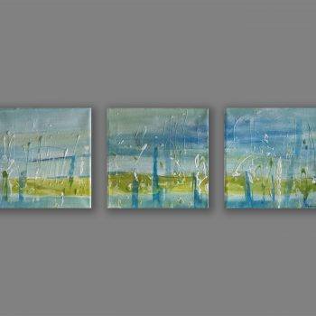 Atelier Hlavina: Milan Ferenčík - Krajina veľkých tráv, triptych