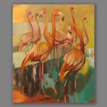 Atelier Hlavina: Peter Pauko - Flamingos