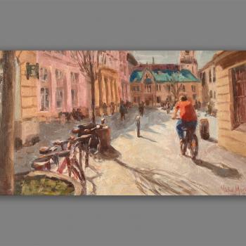 Atelier Hlavina: Michal Mach - Bicycles on Primate's Square