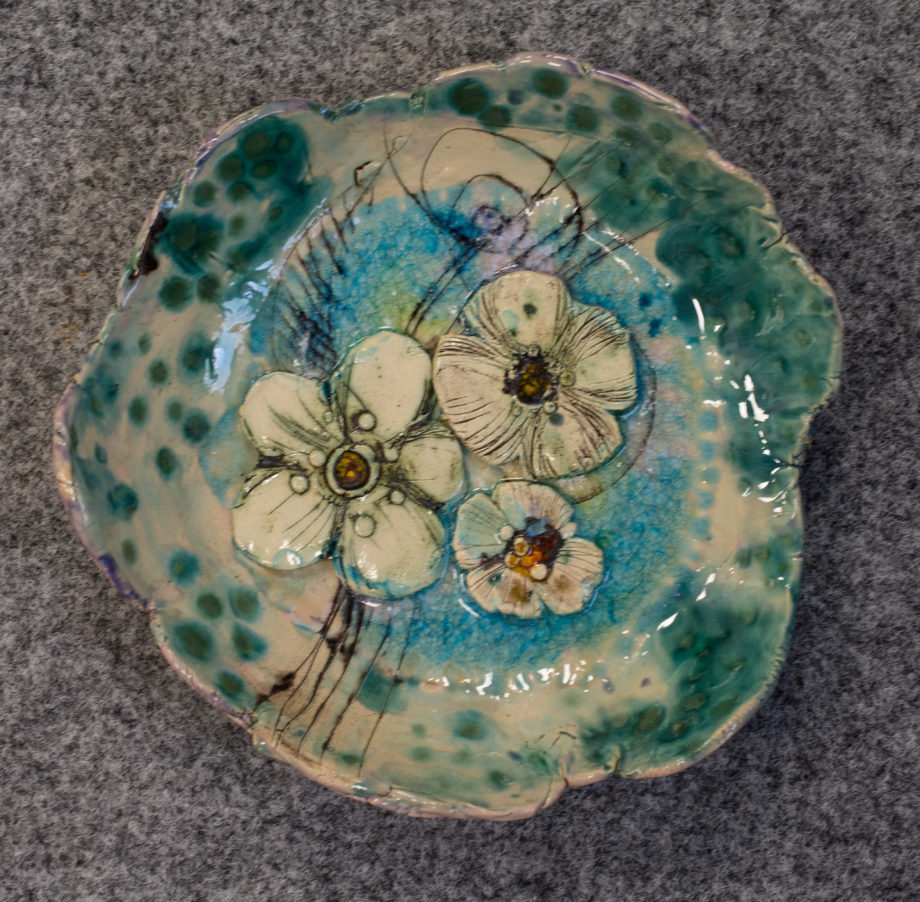 Atelier Hlavina: Mária Horváthová - Turquoise - bowl