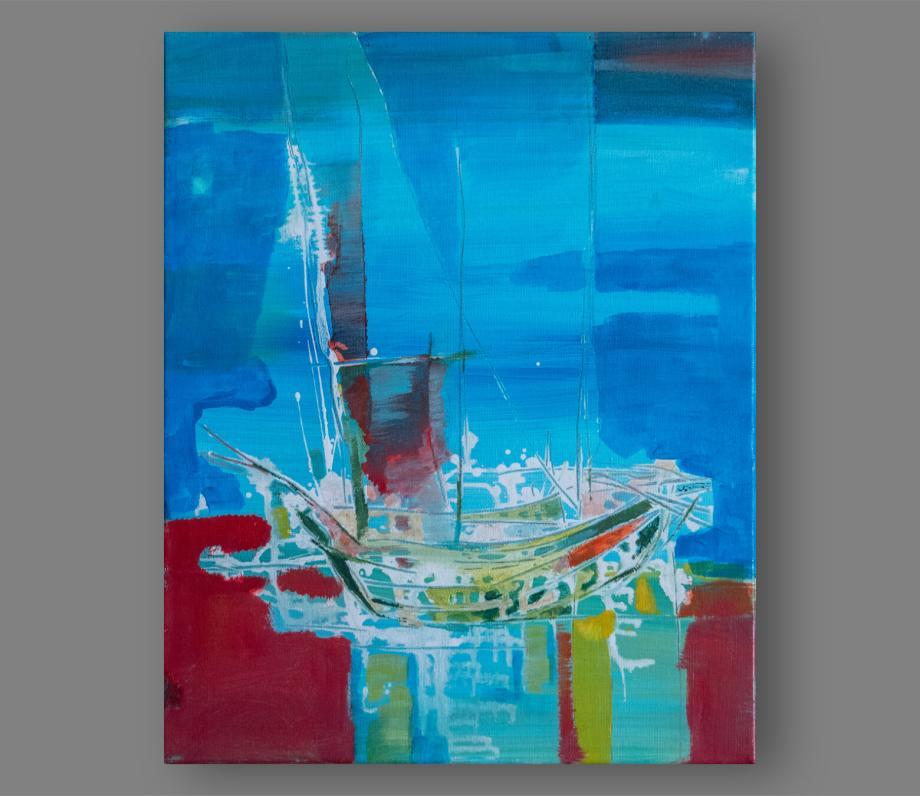 Atelier Hlavina: Milan Ferenčík - Sailing boat