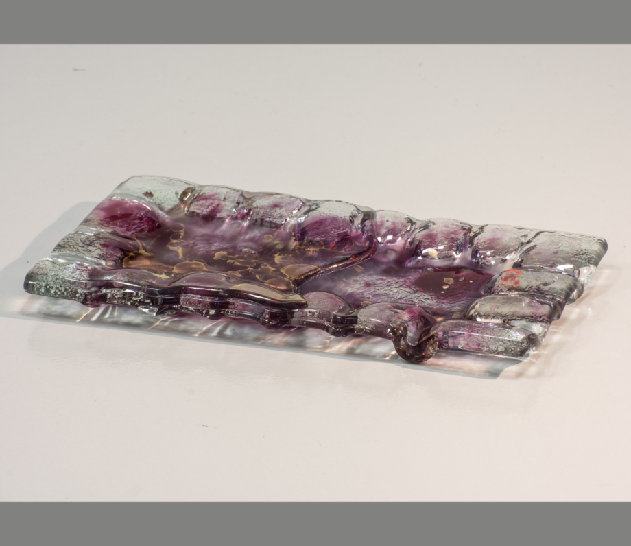 Atelier Hlavina: Juraj Sloboda - Purple gold tray